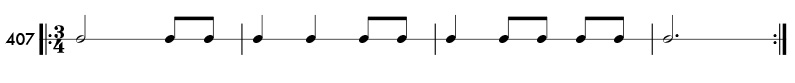 Rhythm pattern 407
