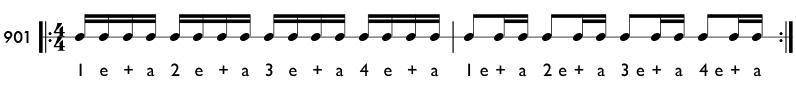 Rhythm pattern 901