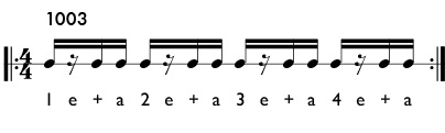 Rhythm pattern 1003