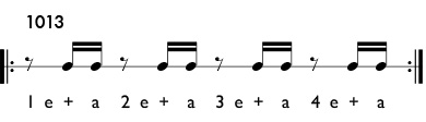 Rhythm pattern 1013