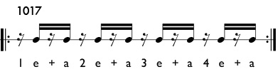 Rhythm pattern 1017