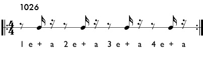 Rhythm pattern 1026