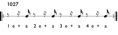 Rhythm pattern 1027